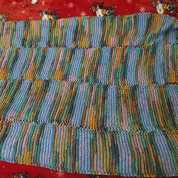 Multicolor Knit Blanket - Picture 3 of 3